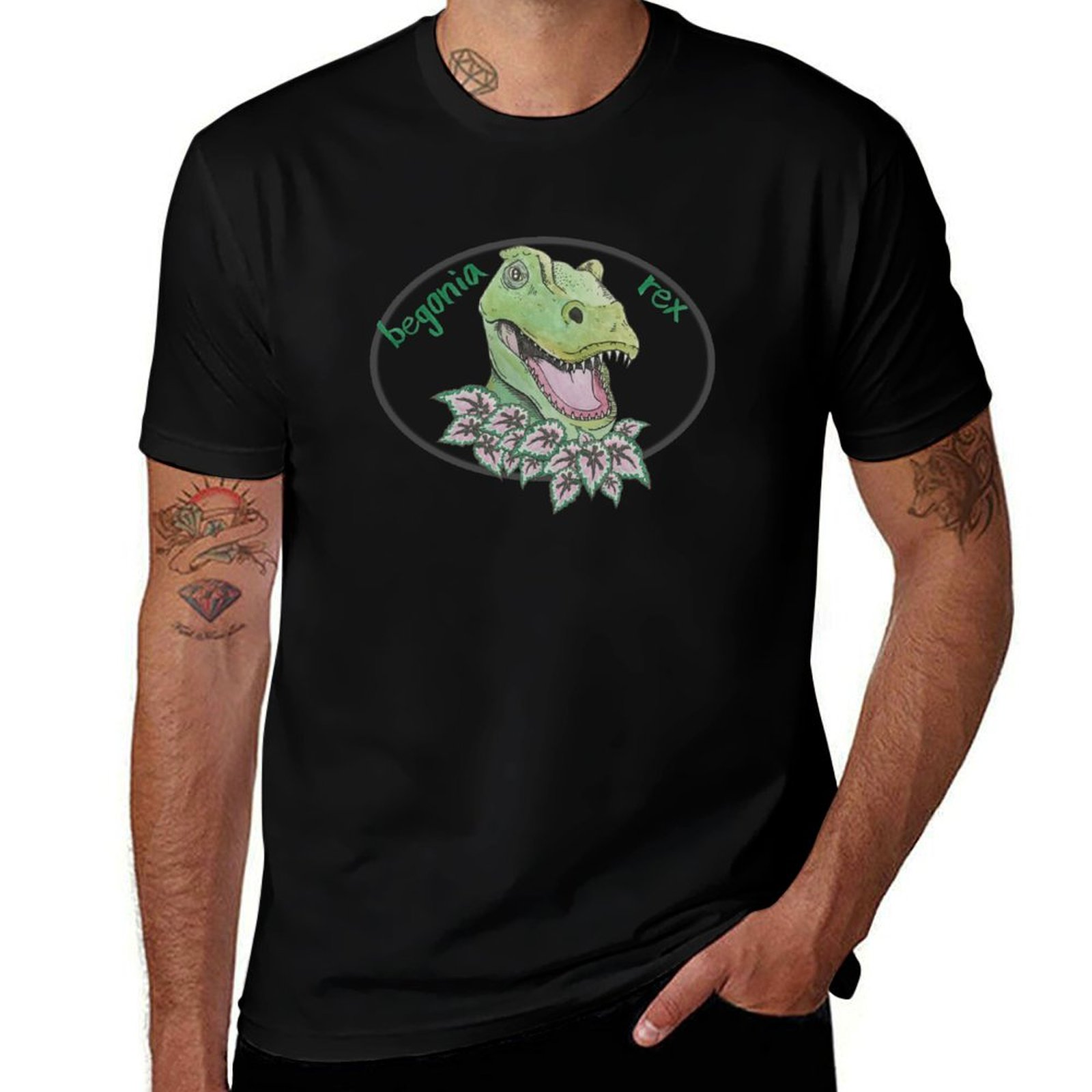 Begonia Rex - Kaos T rex begonia Kaos Kasual