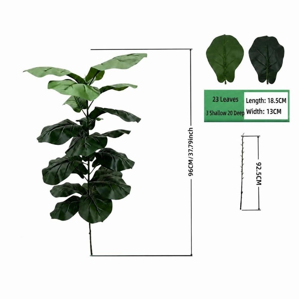 Ficus Lyrata Tree - 9/15/23 Daun Ficus Lyrata Buatan Ukuran