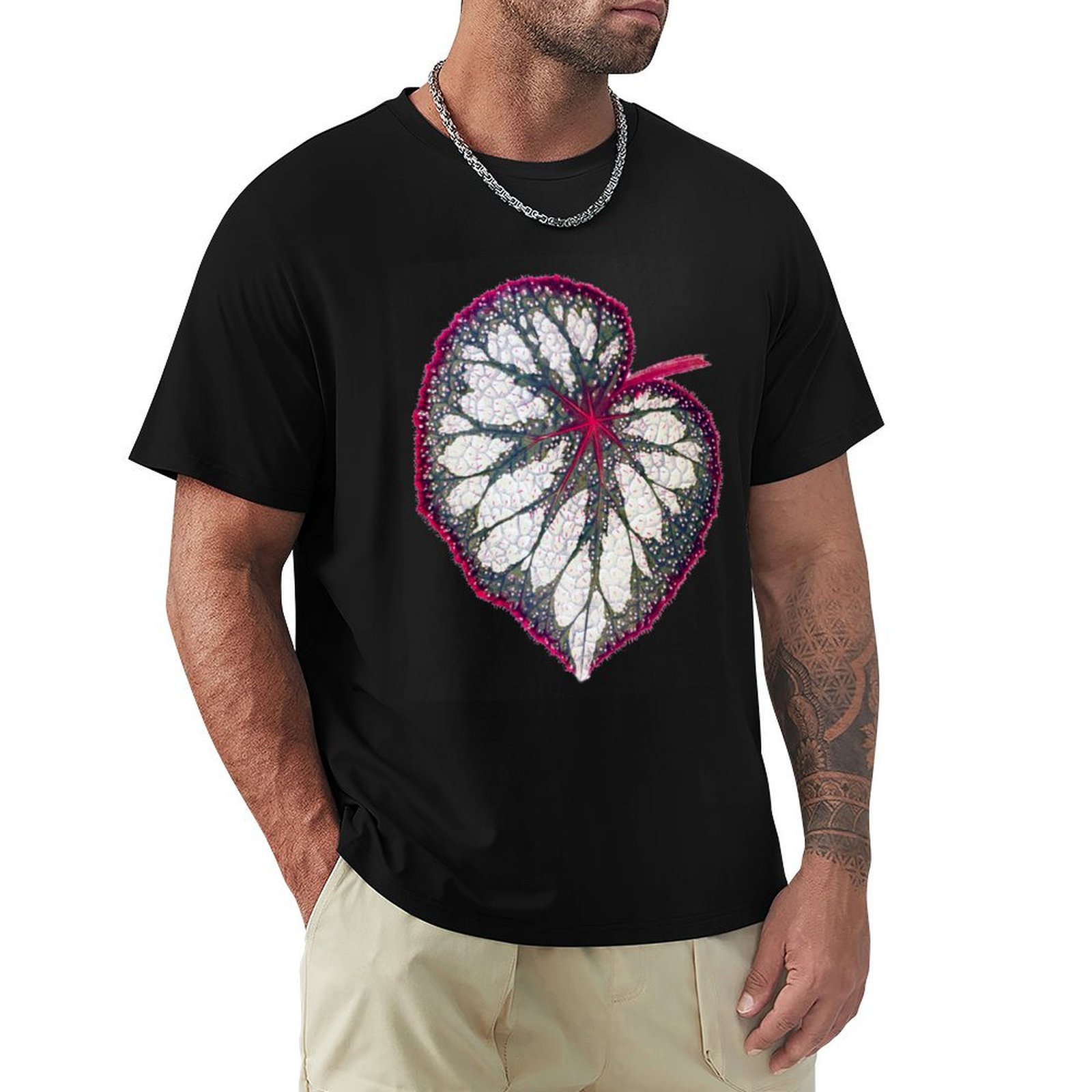 Kaos Begonia rex Kaos Kasual L - Begonia Rex ulasan dan harga